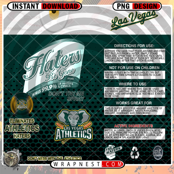 ATHLETICS HATERS BE GONE WRAP