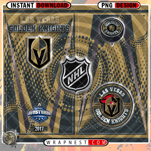 GOLDEN KNIGHTS TEAM LOGO WRAP