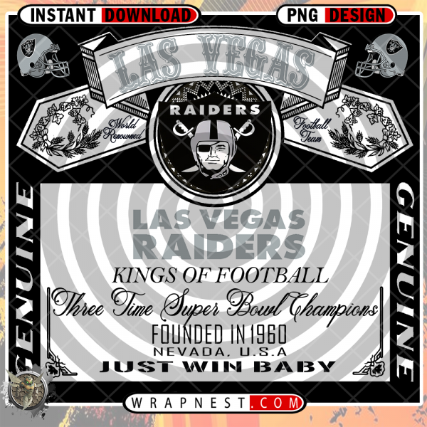 LAS VEGAS RAIDERS BUD WRAP v1