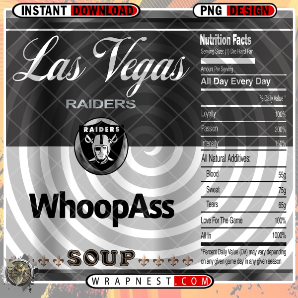 RAIDERS WHOOPASS WRAP