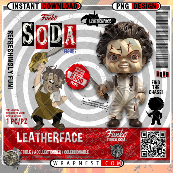 LEATHERFACE FUNKO SODA WRAP
