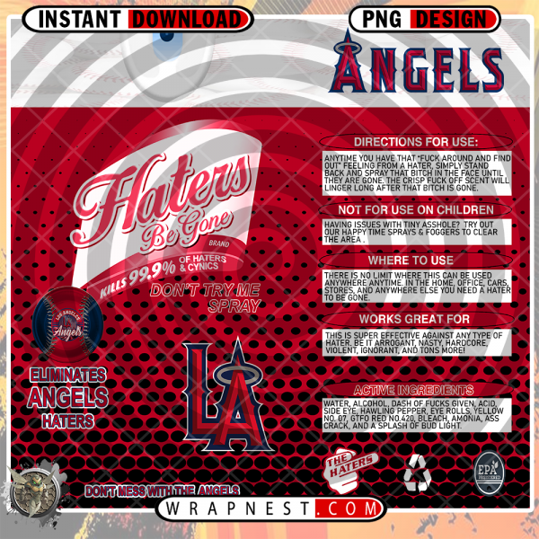 ANGELS HATERS BE GONE WRAP