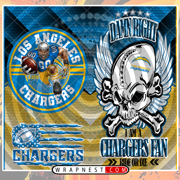 CHARGERS SKULL WRAP