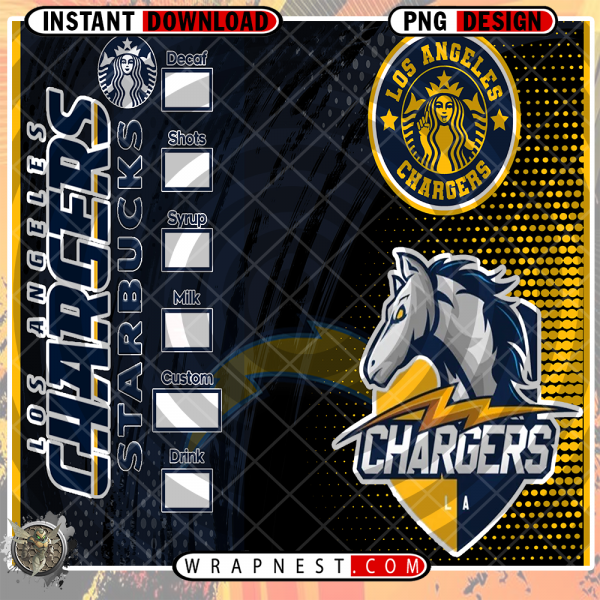 CHARGERS STARBUCKS WRAP