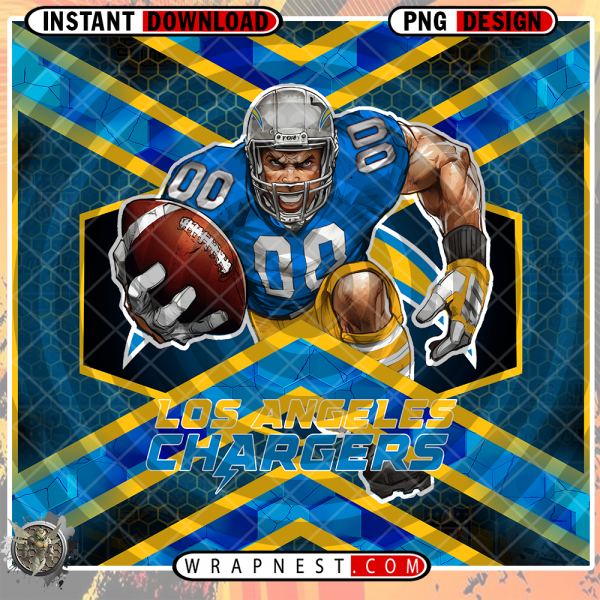 CHARGERS HONEYCOMB WRAP