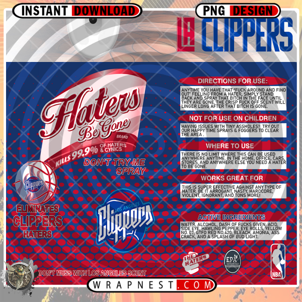 CLIPPERS HATERS BE GONE WRAP