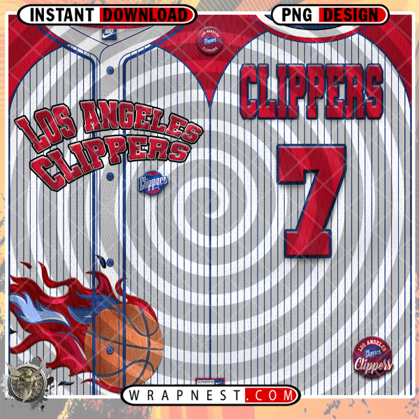 CLIPPERS TEAM BUTTON-UP WRAP