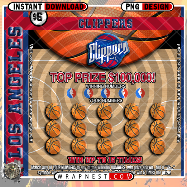 CLIPPERS SCRATCH OFF WRAP
