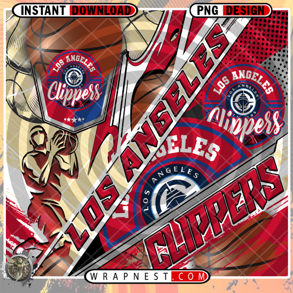 CLIPPERS SILHOUETTE WRAP