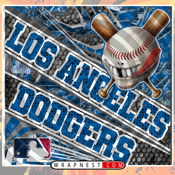 DODGERS ANGRY BASEBALL WRAP