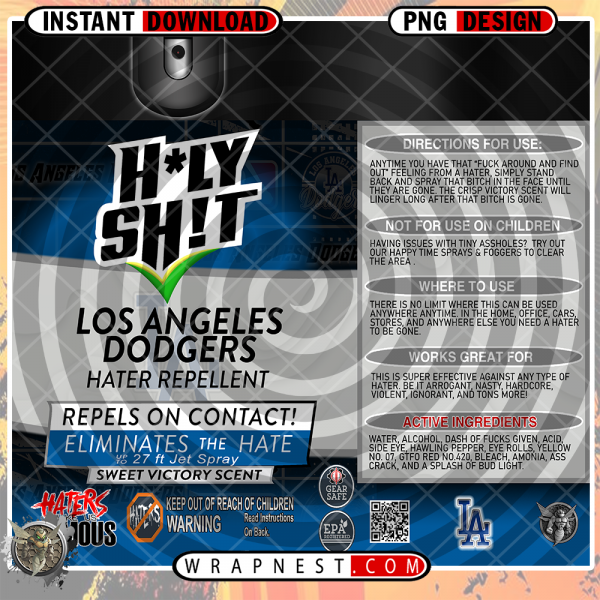 DODGERS HOLY SHIT WRAP