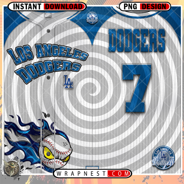 DODGERS TEAM BUTTON-UP WRAP