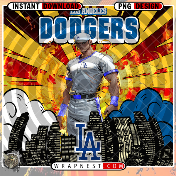 DODGERS COMIC BOOK STYLE WRAP