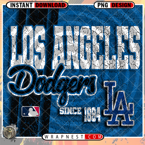 DODGERS GRUNGE v2 WRAP