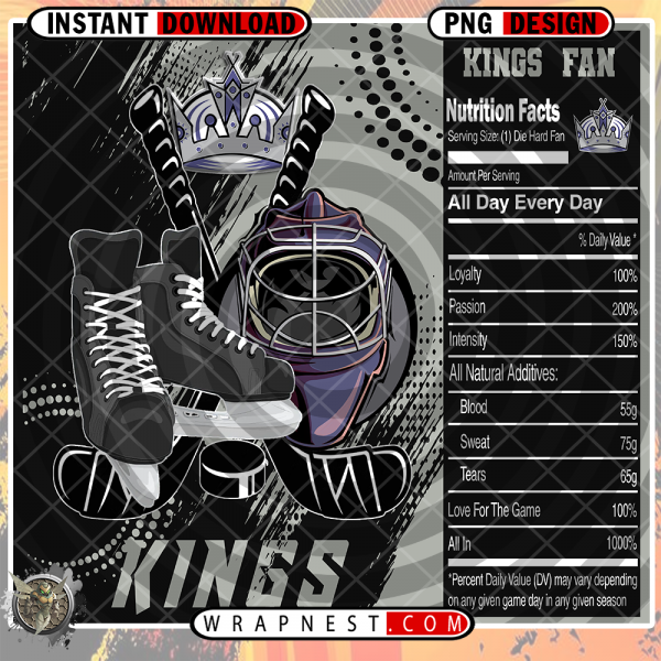 KINGS TEAM FAN SODA WRAP