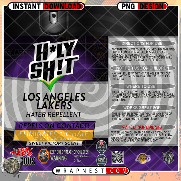 LAKERS HOLY SHIT WRAP