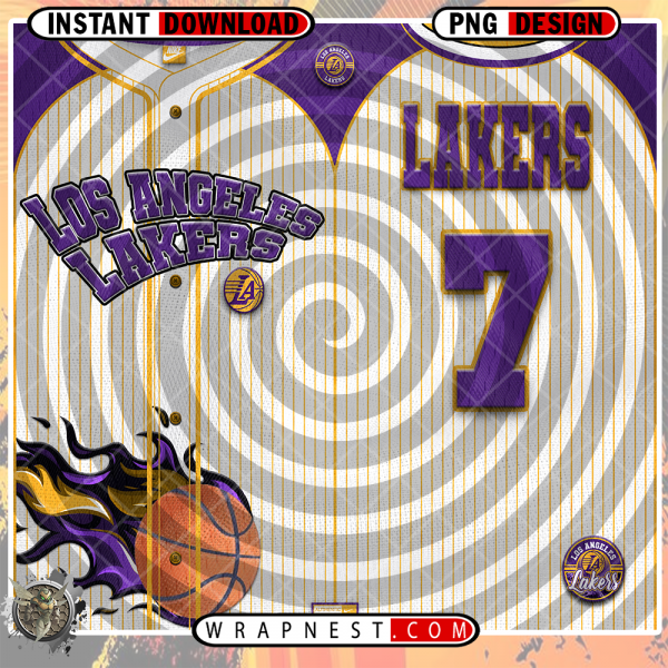 LAKERS TEAM BUTTON-UP WRAP