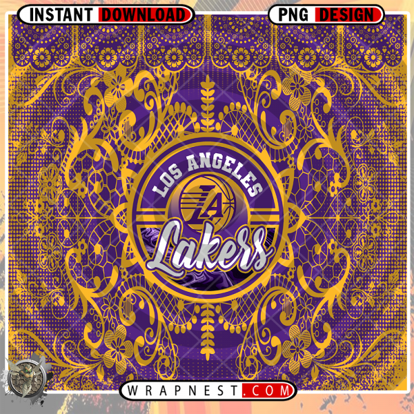 LAKERS LACE & LOGO WRAP