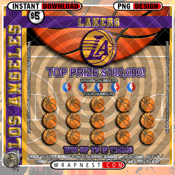 LAKERS SCRATCH OFF WRAP