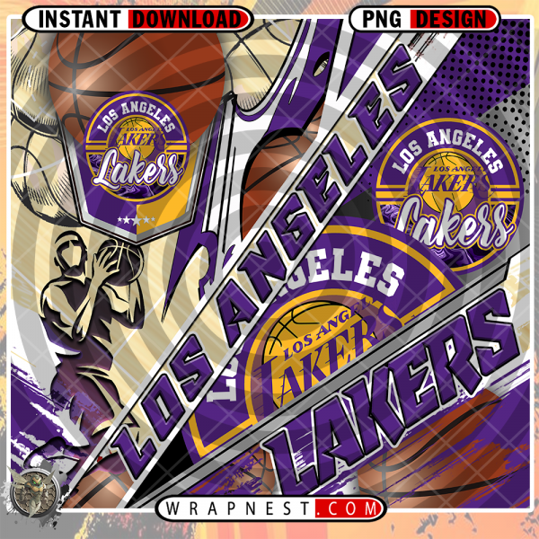 LAKERS SILHOUETTE WRAP