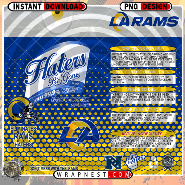RAMS HATERS BE GONE WRAP