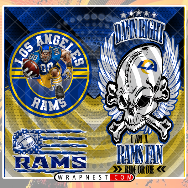 RAMS SKULL WRAP