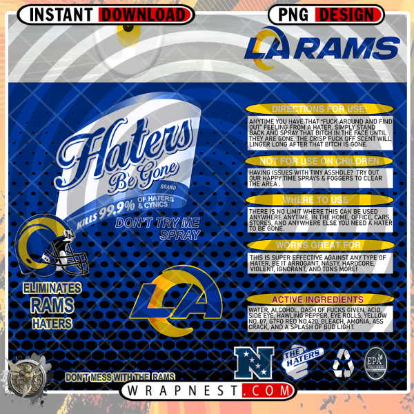 RAMS HATERS BE GONE WRAP