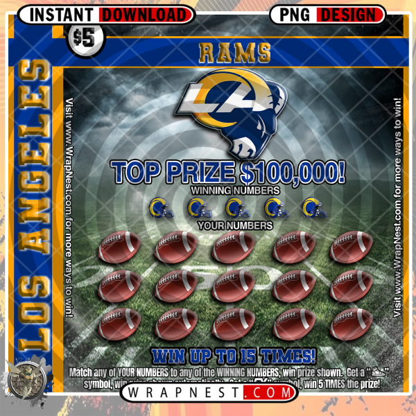 RAMS SCRATCH OFF WRAP