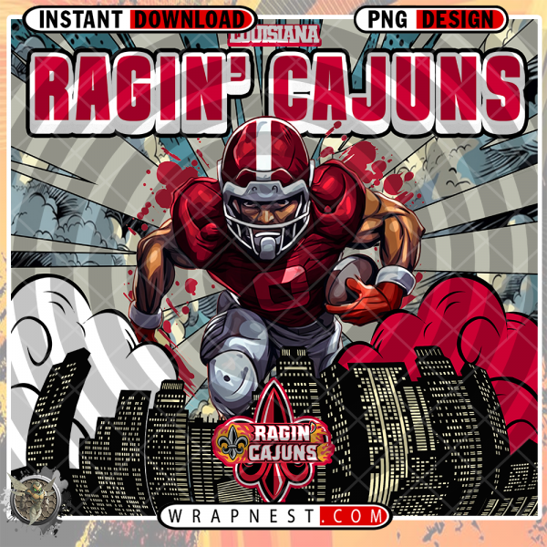 LOUISIANA COMIC BOOK STYLE WRAP