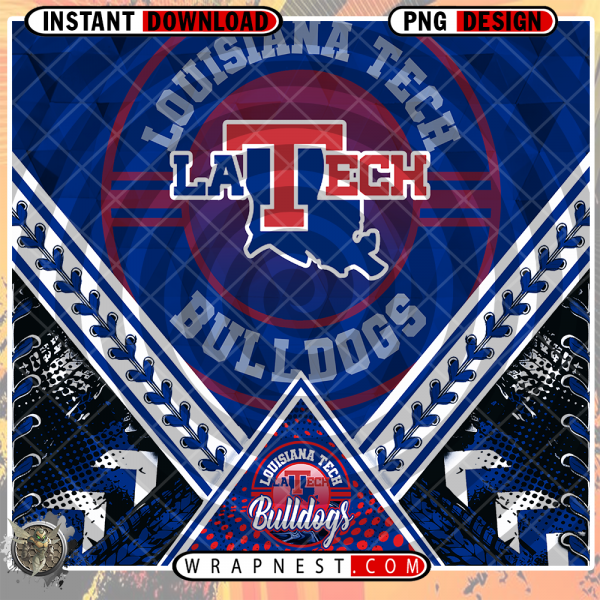 LOUISIANA TECH DIAMOND WRAP v1