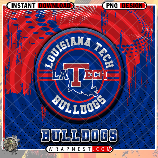 LOUISIANA TECH DOT LOGO WRAP
