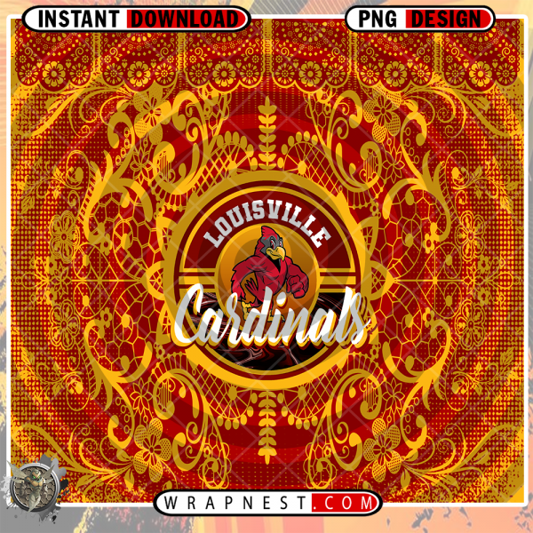 LOUISVILLE LACE & LOGO WRAP