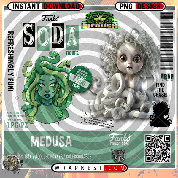 MEDUSA FUNKO SODA WRAP