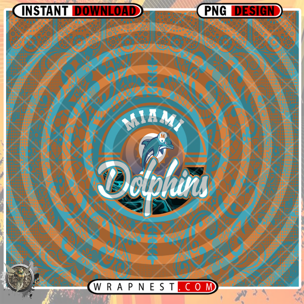 DOLPHINS LACE & LOGO WRAP