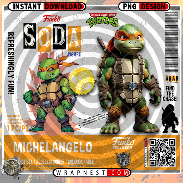 MICHELANGELO FUNKO SODA WRAP
