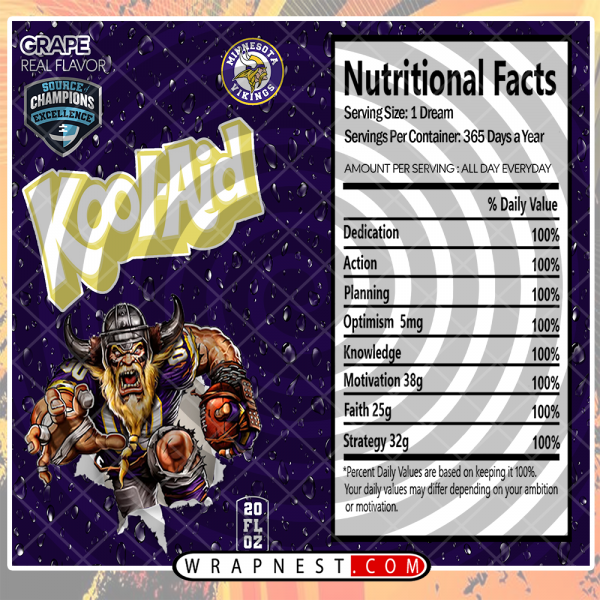 VIKINGS KOOL-AID WRAP