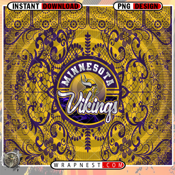 VIKINGS LACE & LOGO WRAP