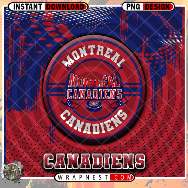 CANADIENS DOT LOGO WRAP