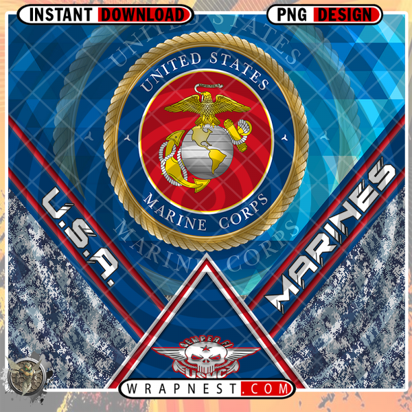 MARINES DIAMOND WRAP