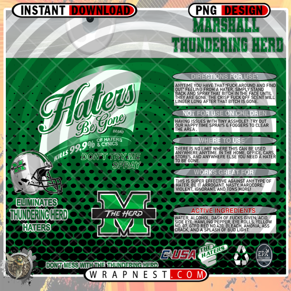 MARSHALL HATERS BE GONE WRAP