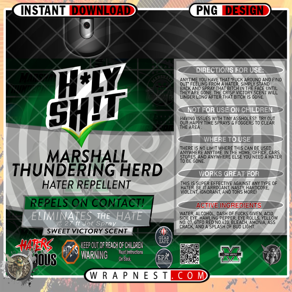 MARSHALL HOLY SH*T WRAP