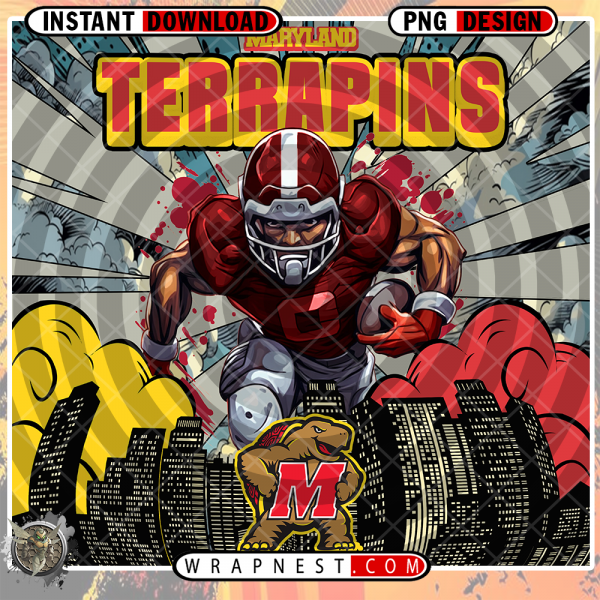 MARYLAND COMIC BOOK STYLE WRAP