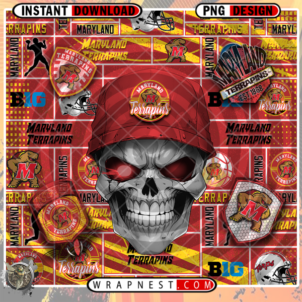 MARYLAND SKULL WRAP