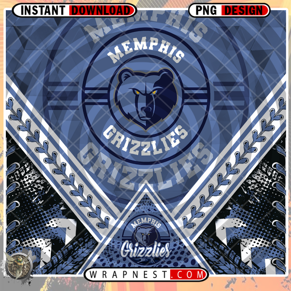 GRIZZLIES DIAMOND WRAP v1