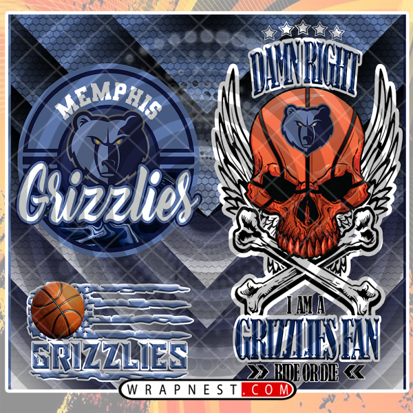 GRIZZLIES SKULL WRAP