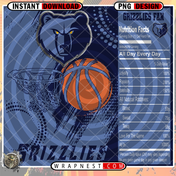GRIZZLIES TEAM FAN SODA WRAP