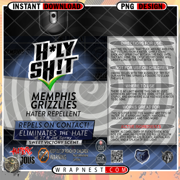 GRIZZLIES HOLY SHIT WRAP