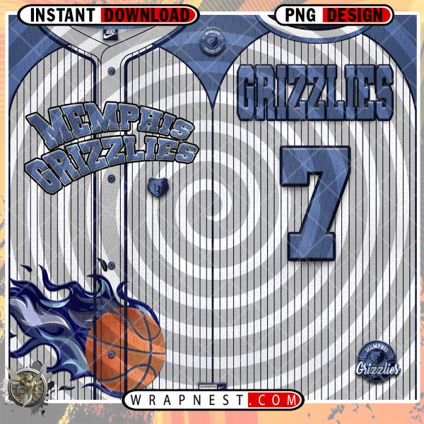 GRIZZLIES TEAM BUTTON-UP WRAP