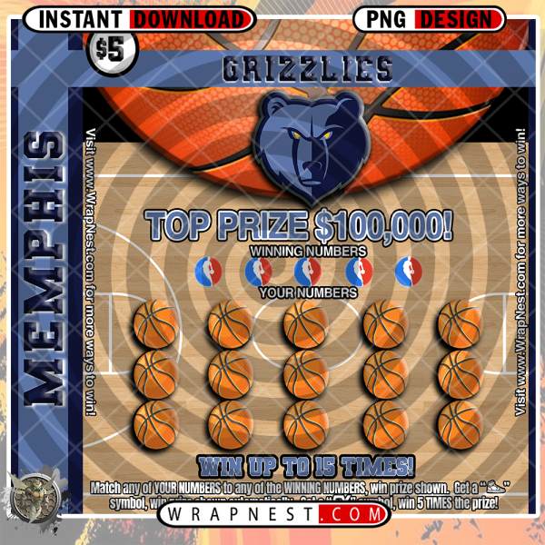 GRIZZLIES SCRATCH OFF WRAP