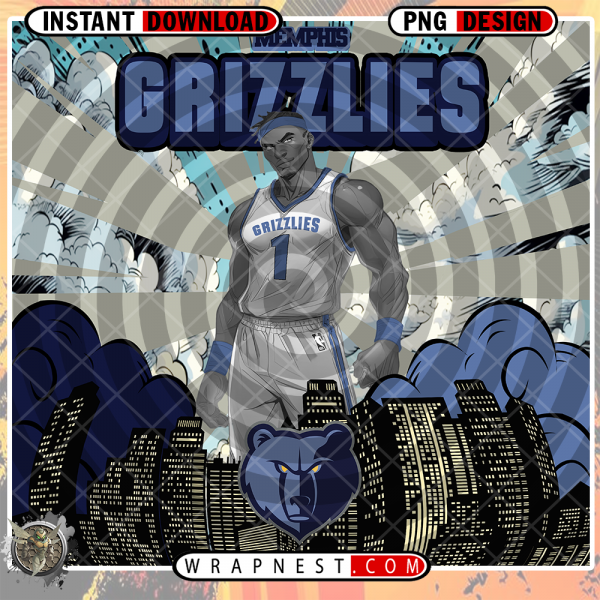 GRIZZLIES COMIC BOOK STYLE WRAP